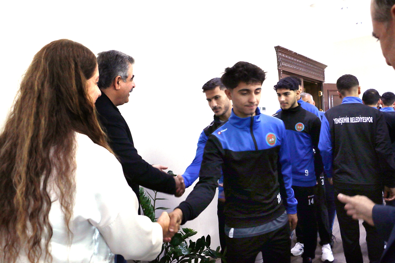 Yenişehir Belediyespor’dan Eş Başkanlara Ziyaret