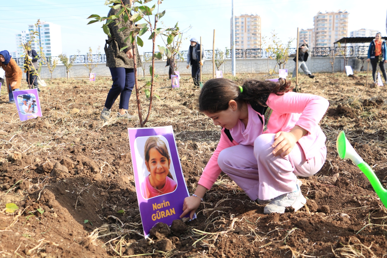 Katledilen Kadınlar Anısına Fidan Diktik