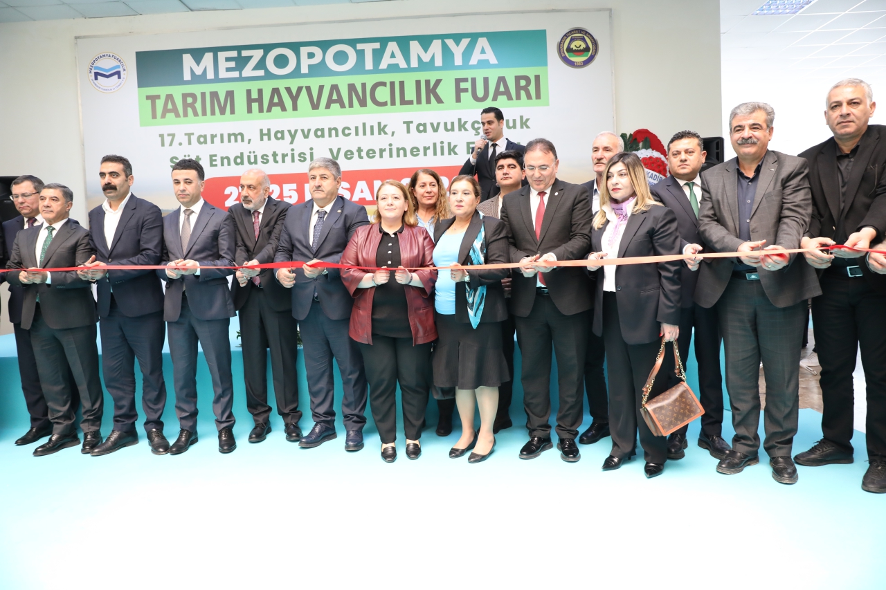Eşbaşkanlar Mezopotamya Tarım ve Hayvancılık Fuarı’nın Açılışına Katıldı