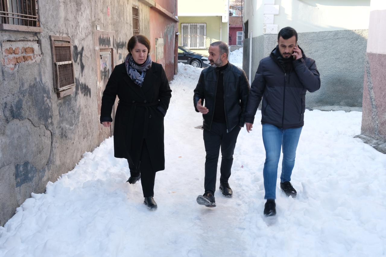 Eşbaşkanlarımız Aralıksız Sürdürülen Karla Mücadele Çalışmalarını İnceledi