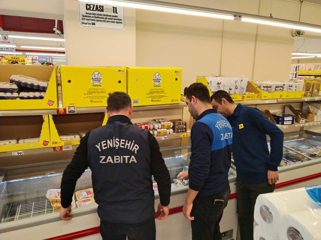 Üçkuyu Salı Semt Pazarı ve Marketlerde Denetim Yapıldı