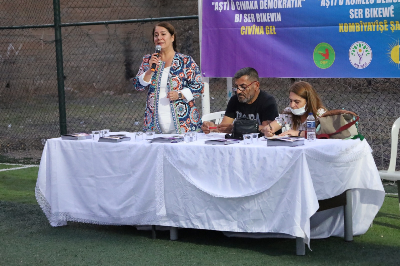 Fiskaya’da “Barış ve Demokratik Toplum” Buluşması Gerçekleştirildi