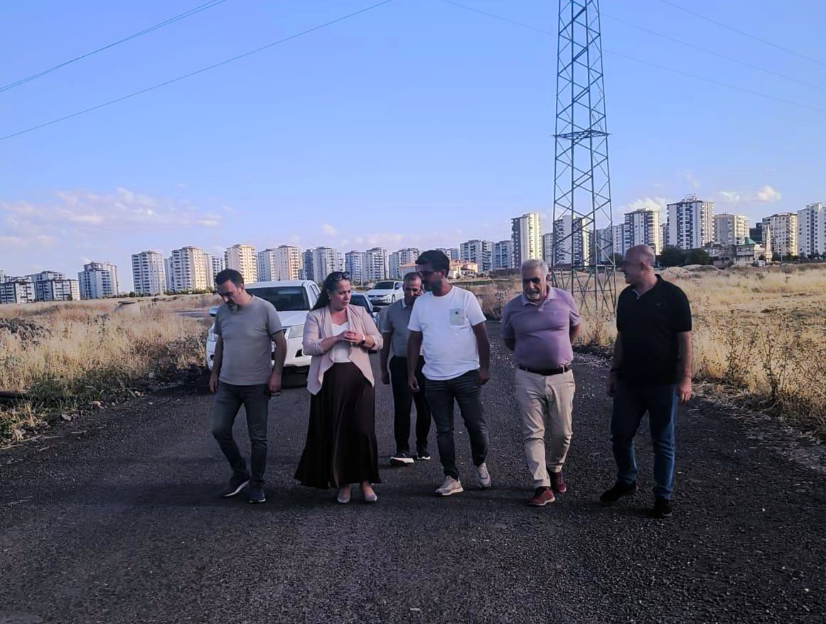 Dolunay Küme Evleri’nde Yol Çalışmaları Yerinde İncelendi