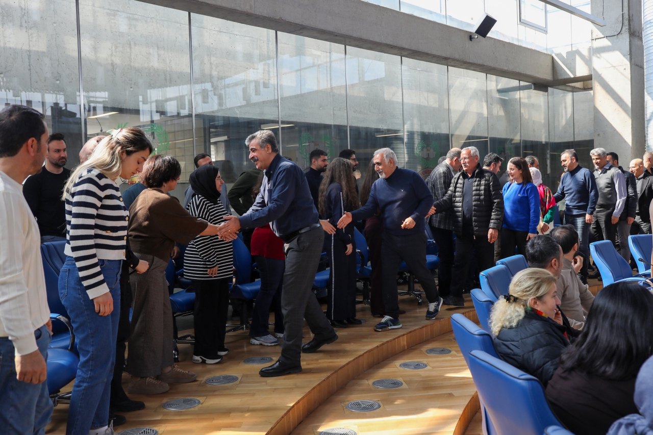 Eşbaşkan Ergün Çalışanlarımızla Bayramlaştı