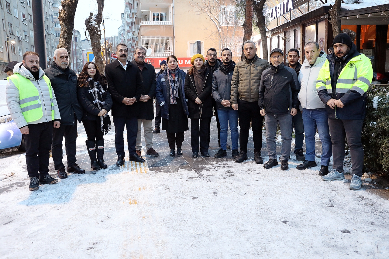 Eşbaşkanlarımız Kar ve Buzlanmaya Çalışmaları Yerinde İnceledi