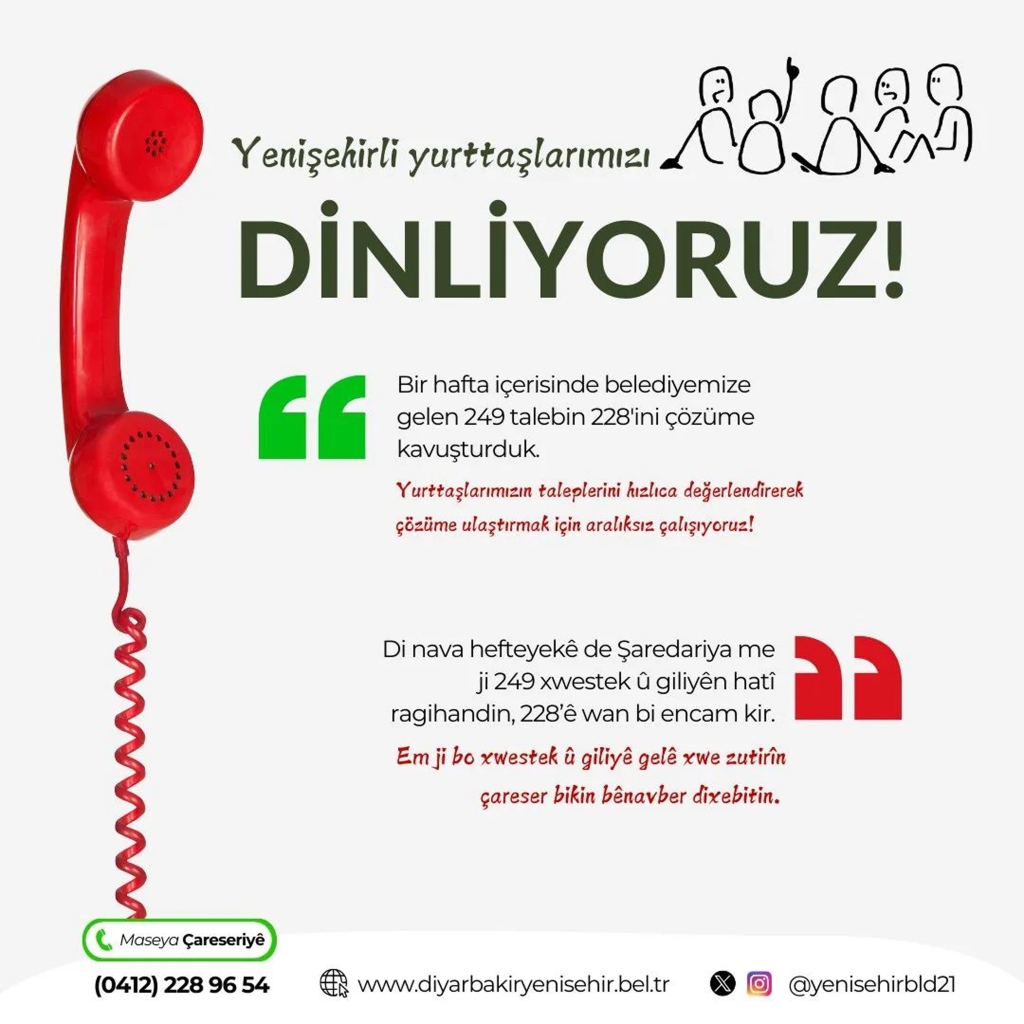 Yenişehirli Yurttaşlarımızı Dinliyoruz!