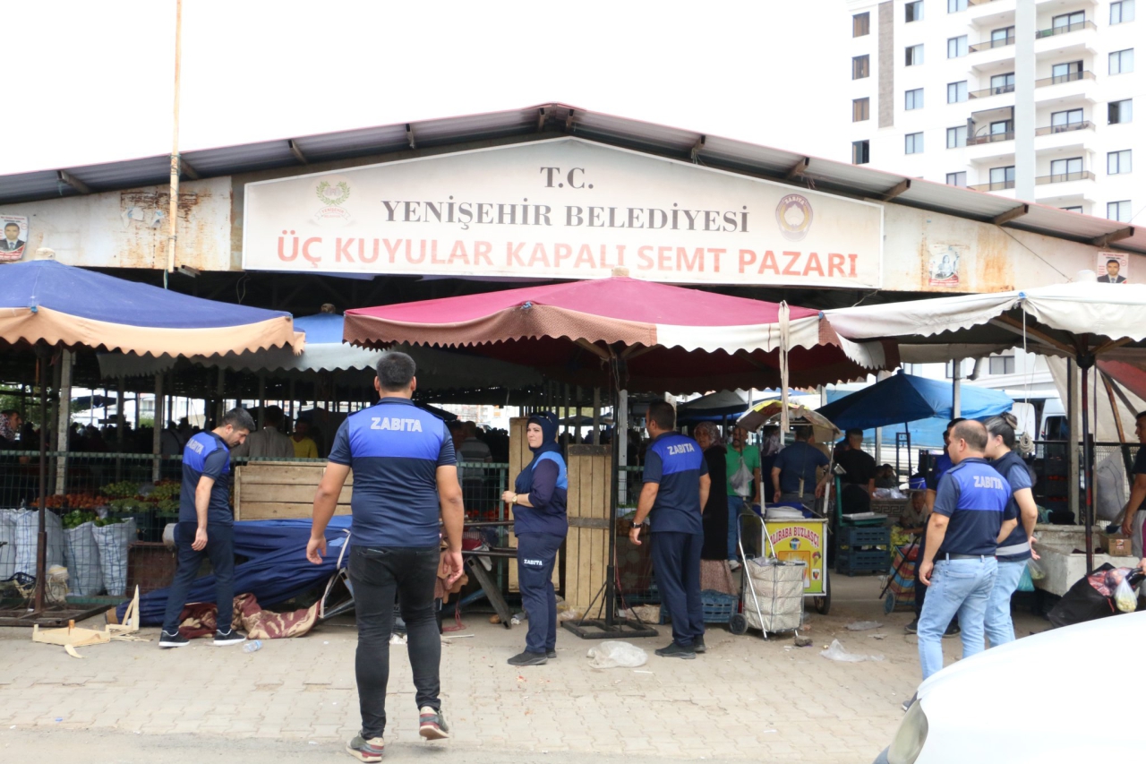 Üçkuyu Sabit Semt Pazarı’nda Zabıta Denetimi