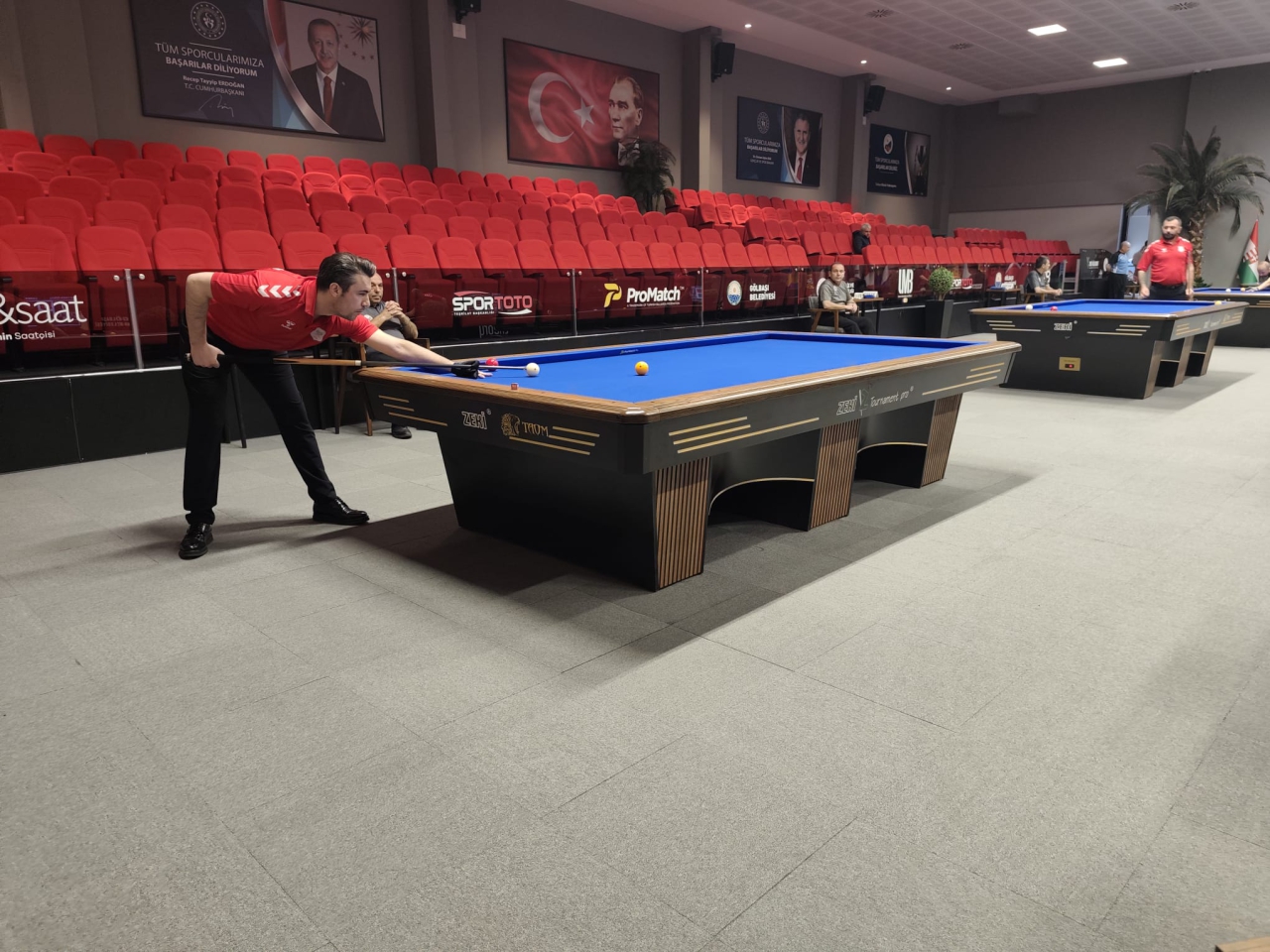 Yenişehir Belediyesi Bilardo Takımımız Play-Off’a Lider Başladı