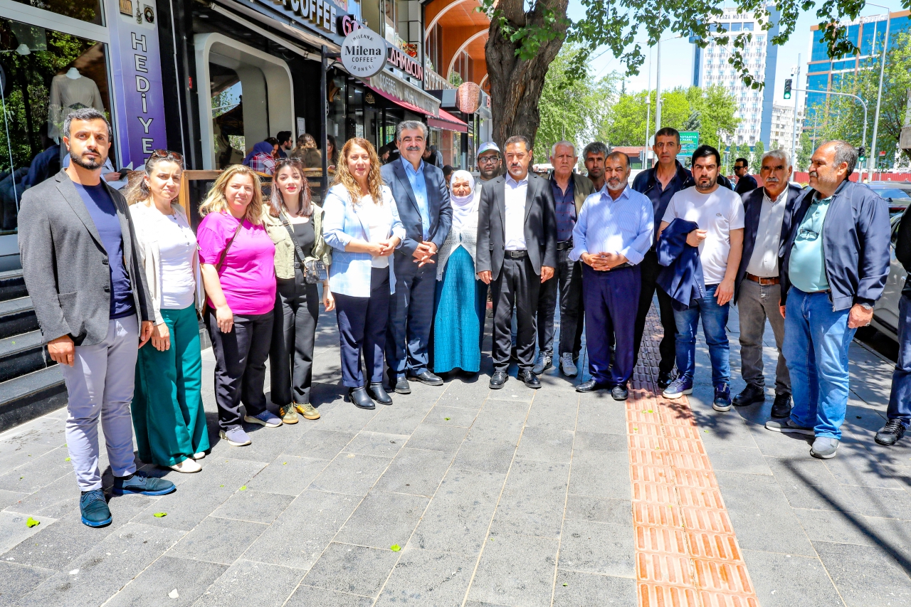 Lise Caddesi’nde Esnaf Ziyareti