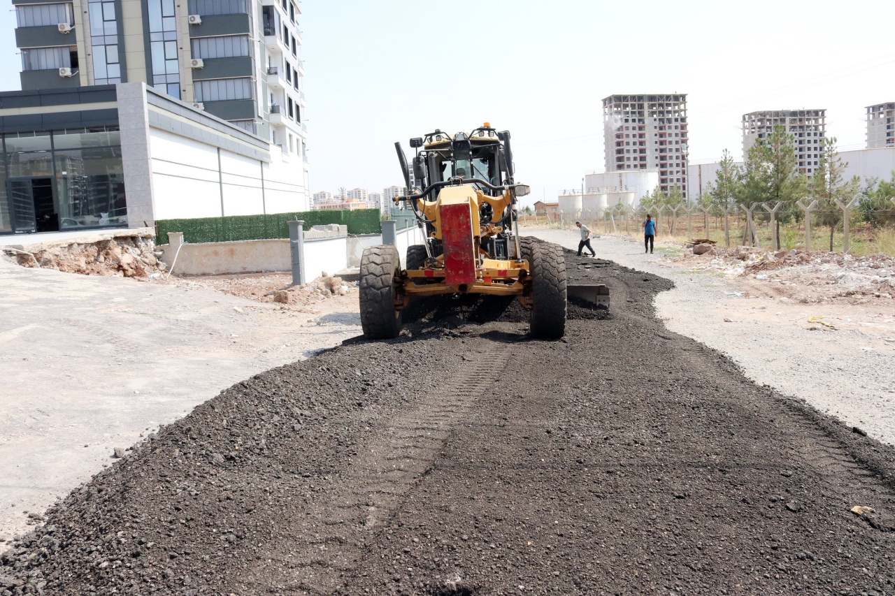 Üçkuyu'da Malzeme Serimi Çalışması