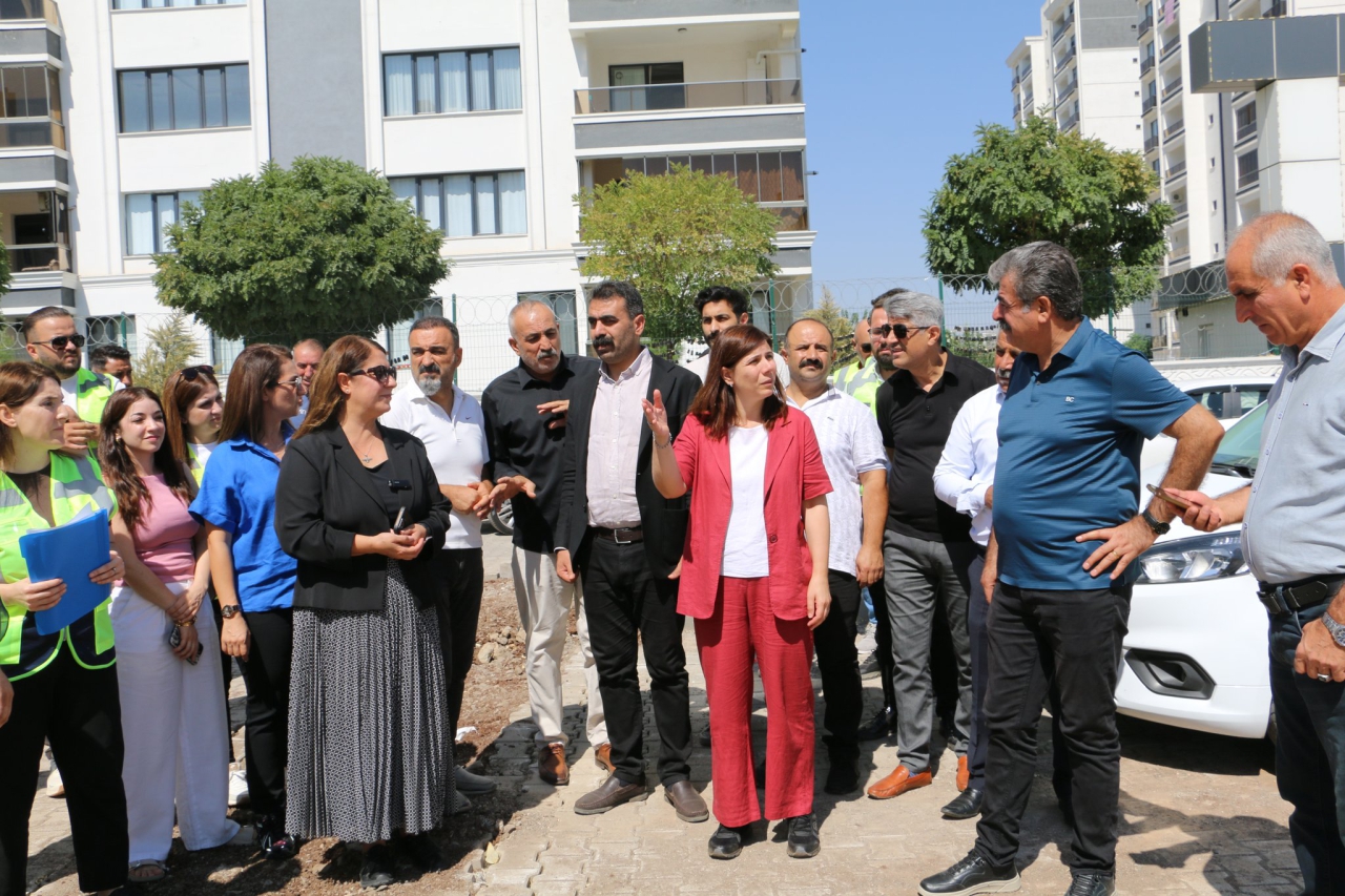 Eşbaşkanlar Proje Alanını İnceledi
