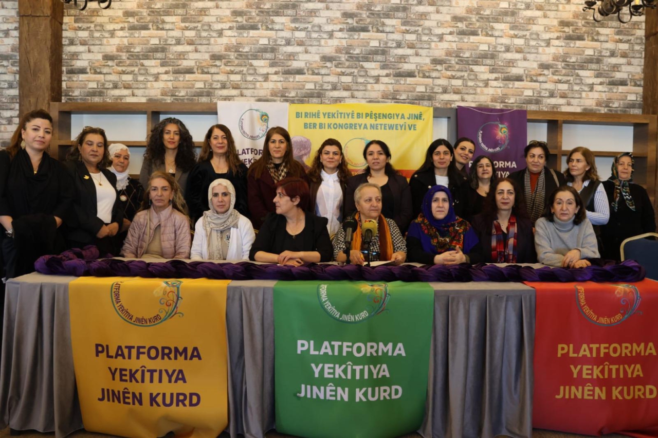 Eşbaşkanımız Kürt Kadın Birliği Platformu Açıklamasına Katıldı