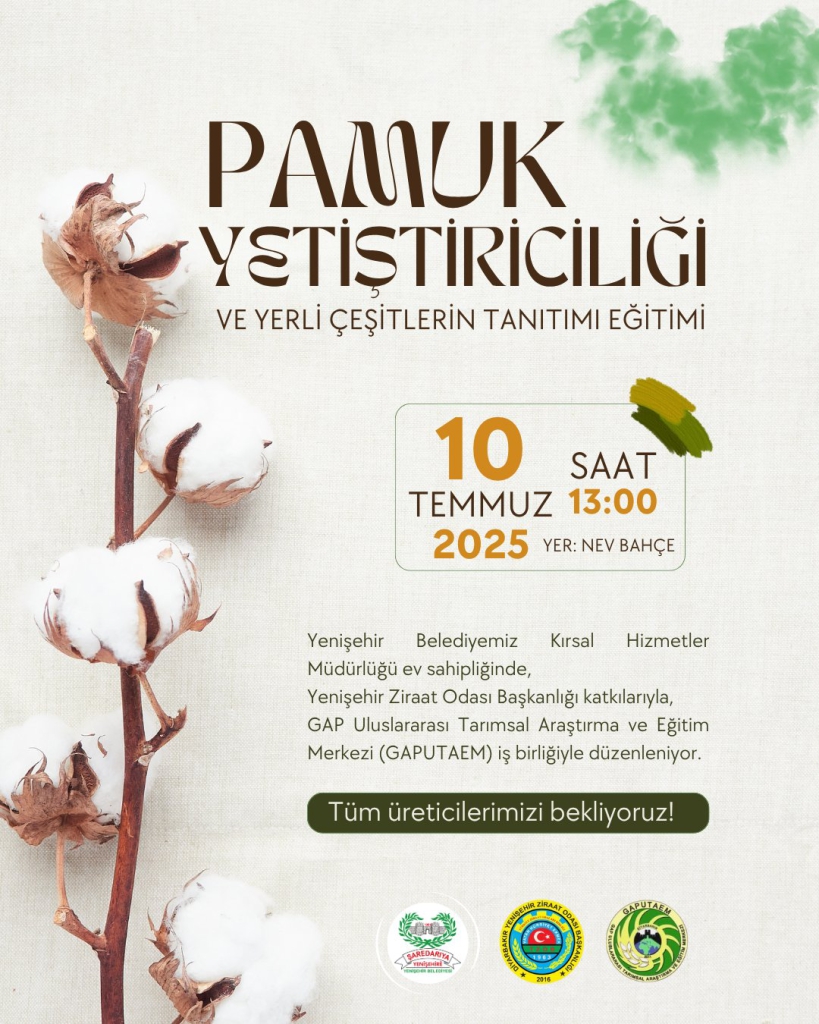Pamuk Yetiştiriciliği Eğitimi
