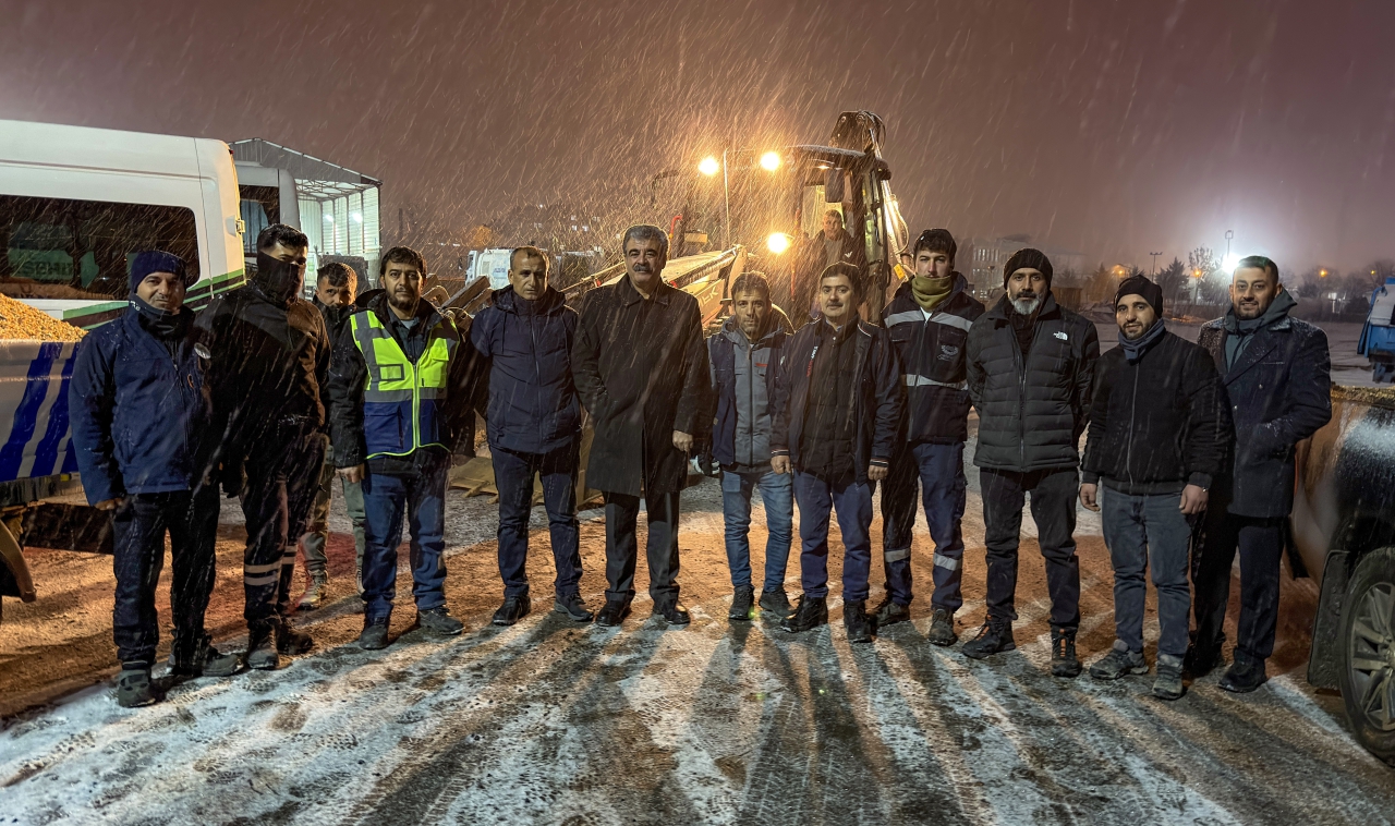  Karla Mücadele İçin 185 Personel Ve 35 Araçla Sahadayız