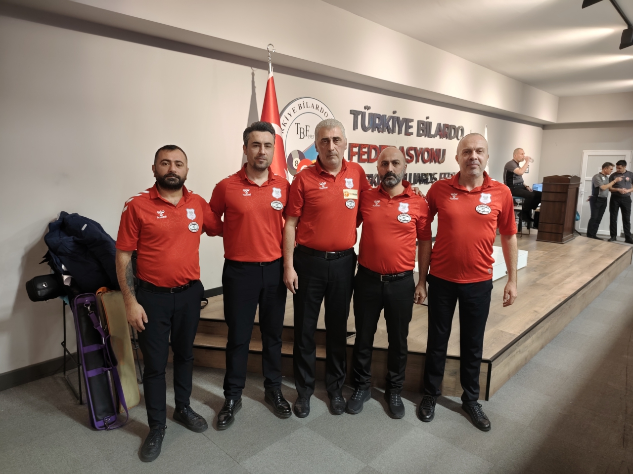 Bilardo Takımımız Bir üst Turda