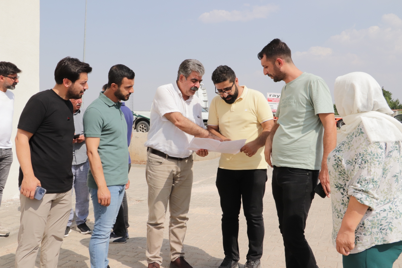 Eş Başkan Ergün Çalışmaları Yerinde İnceledi