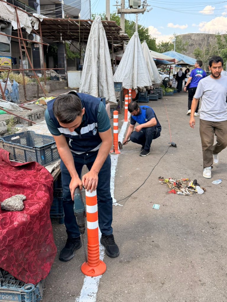 Pazar Alanları Yeniden Düzenlendi, Kurallara Uymayanlara İşlem Yapıldı