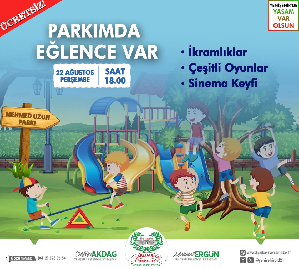 Parkımızda Eğlence Var