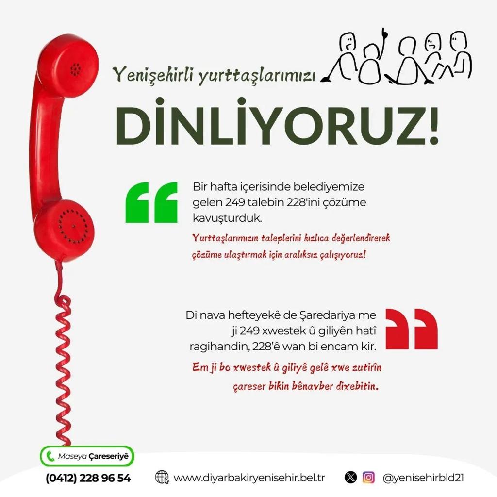 Yenişehirli Yurttaşlarımızı Dinliyoruz!