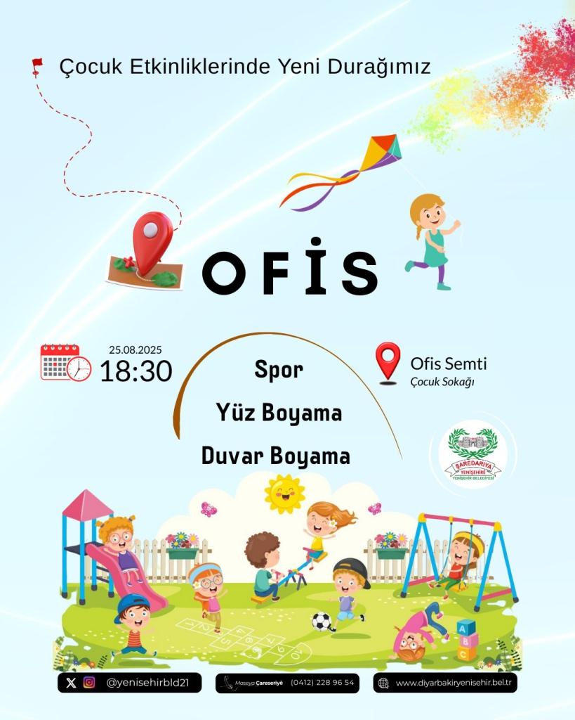 Li Ofîsê Ji Bo Zarokan Çalakiya Werzîş û Boyaxkirinê!