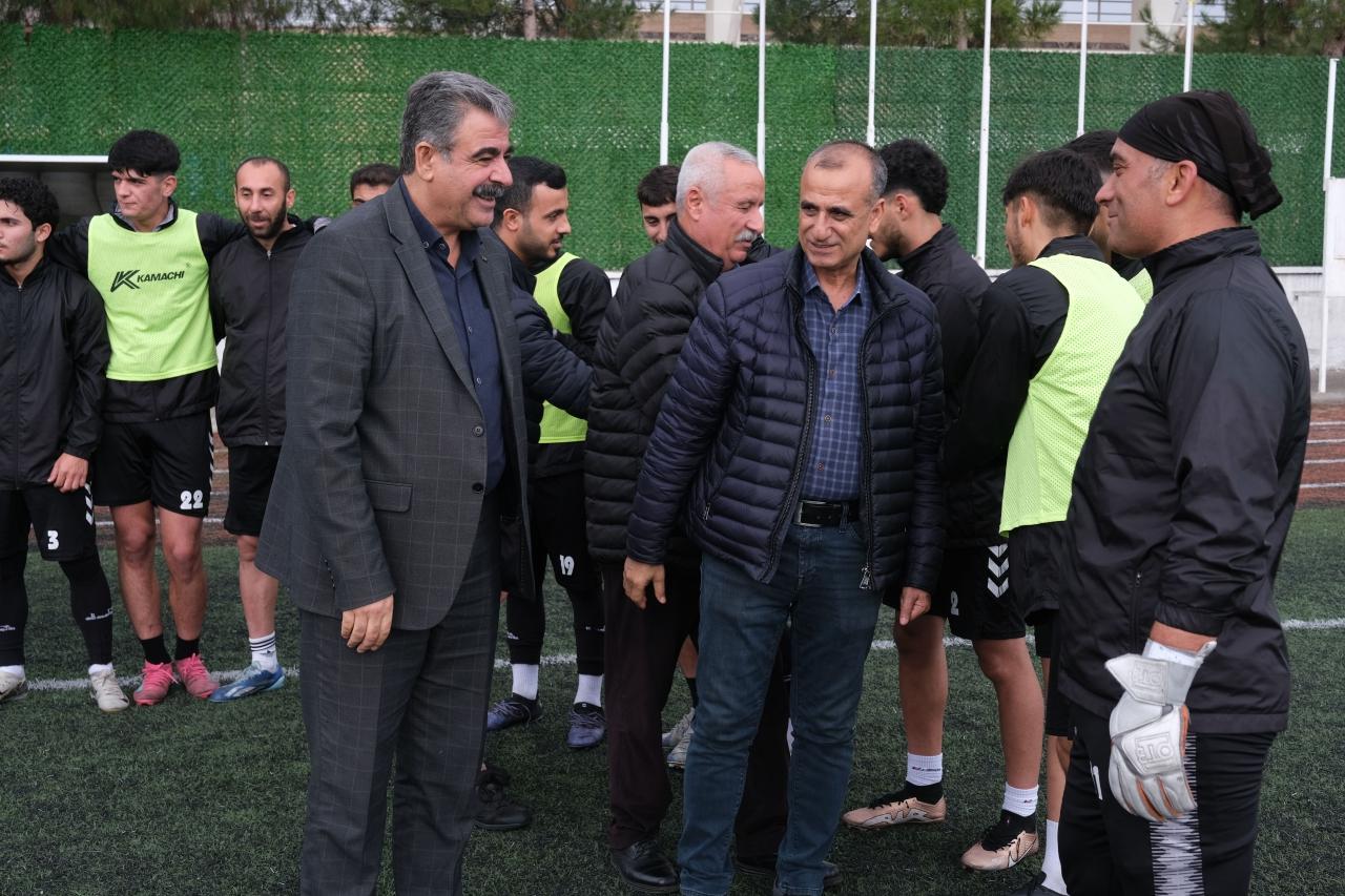 Eşbaşkanımız Ergün’den A Futbol Takımımıza Destek Ziyareti