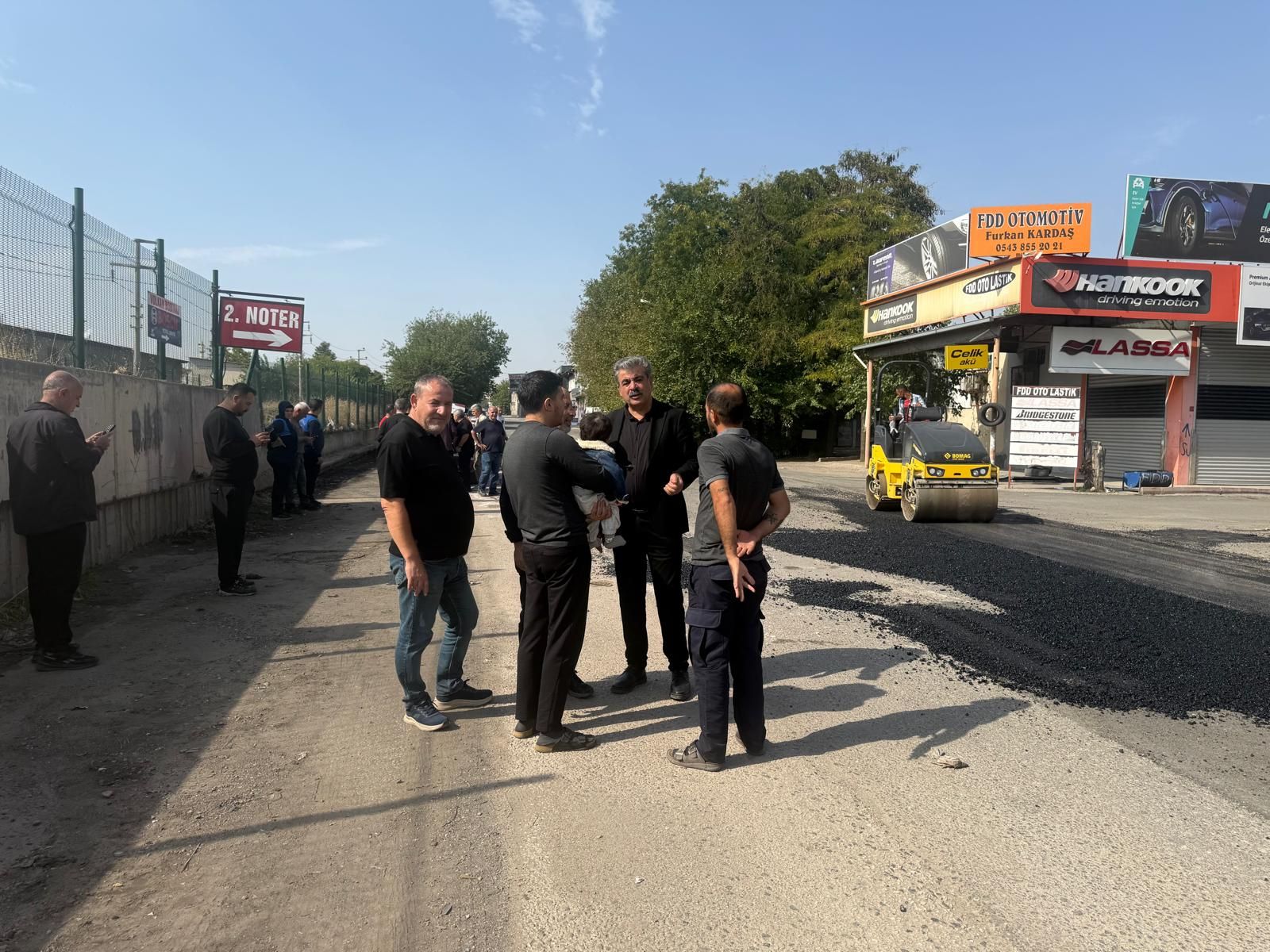 Eşbaşkanımız Mehmet Ergün, 1. Sanayi Sitesi’ndeki Yol Çalışmalarını İnceledi